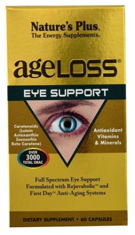 Natures Plus AgeLoss Eye Support Συμπλήρωμα Διατροφής Για Την Όραση 60 Κάψουλες