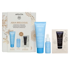 Apivita PROMO Aqua Beelicious Απαλή Κρέμα Ενυδάτωσης Πλούσιας Υφής Λουλούδια & Μέλι 40ml & ΔΩΡΟ Booster Αναζωογόνησης & Ενυδάτωσης Λουλούδια & Μέλι 10ml & ΔΩΡΟ Μαύρο Gel Καθαρισμού για Πρόσωπο & Μάτια Ενεργός Άνθρακας & Πρόπολη 5ml