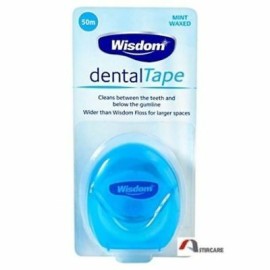 Wisdom Floss Dental Tape Οδοντικό Νήμα Με Κερί 50m