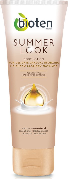Bioten Summer Look Body Lotion Γαλάκτωμα Σώματος για Απαλό Σταδιακό Μαύρισμα 200ml