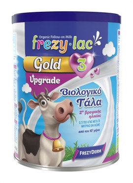 Frezyderm Frezylac Gold Upgrade 3 Βιολογικό Γάλα σε Σκόνη από τον 10ο Μήνα 900gr