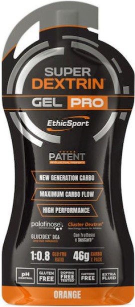 EthicSport Super Dextrin Gel Pro Orange Ενεργειακό Συμπλήρωμα Πορτοκάλι 60ml
