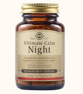 Solgar Ultimate Calm Night Συμπλήρωμα Διατροφής για την Έλευση του Ύπνου 30 Φυτικές Κάψουλες