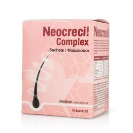 Medimar Neocrecil Complex Συμπλήρωμα Διατροφής για την Ενδυνάμωση Μαλλιών & Νυχιών - Γεύση Πορτοκάλι, 15 φακελίσκοι