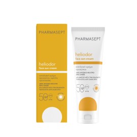 Pharmasept Heliodor Face Sun Cream SPF50 με Φυσικό Αντηλιακό Φίλτρο Αντηλιακή Κρέμα Προσώπου 50ml