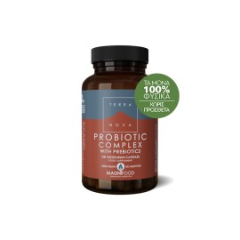 Terranova Probiotic Complex With Prebiotics Συμπλήρωμα Προβιοτικών 100 Κάψουλες