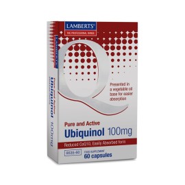 Lamberts Ubiquinol 100mg Συμπλήρωμα Διατροφής για την Παραγωγή Ενέργειας του Οργανισμού 60 Κάψουλες