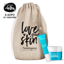 Neutrogena® PROMO Hydro Boost Water Gel Ενυδατική Κρέμα Προσώπου σε Μορφή Gel για Ξηρές Επιδερμίδες 50ml - Hydro Boost Eye Cream Ενυδατική Κρέμα Ματιών 15ml - ΔΩΡΟ Τσαντάκι