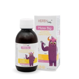 Herby Family MIister Big Παιδικό Συμπλήρωμα για την Ενίσχυση του Ανοσοποιητικού Πορτοκάλι 150ml