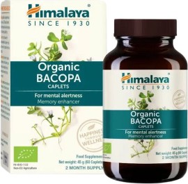 Himalaya Organic Bacopa 750mg για Γνωστική Υποστήριξη & Πνευματική Εγρήγορση 60 Κάψουλες