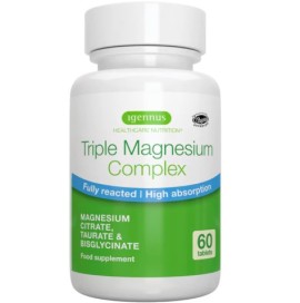 iGennus Triple Magnesium Complex 262mg Συμπλήρωμα Τριπλού Μαγνησίου 60 Ταμπλέτες