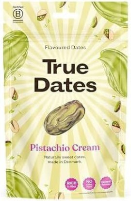 True Dates Φυσικοί Χουρμάδες με Γεύση Pistachio Cream Χωρίς Ζάχαρη 100gr