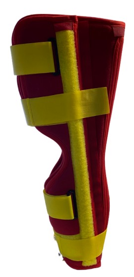 Orthopedic Νάρθηκας Ακινητοποίησης Γονάτου Χρώμα Κόκκινο Size: Medium [44-49cm]