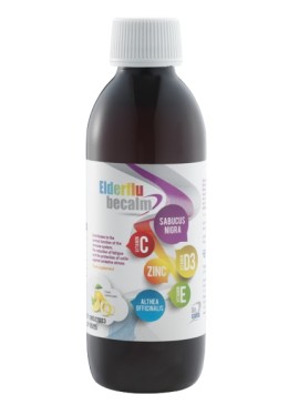 Be Calm Elderflu Adult Σιρόπι Ενηλίκων Προστατεύει από τους Ιούς της Γρίπης & του Κρυολογήματος Λεμόνι 250ml