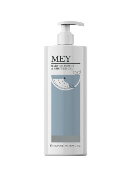 Mey Baby Shampoo & Shower Gel Παιδικό Απαλό 2 σε 1 Σαμπουάν & Αφρόλουτρο 500ml
