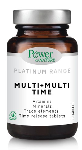 Power Health Classics Platinum Multi + Multi Time Ισχυρή Πολυβιταμίνη 30 Ταμπλέτες