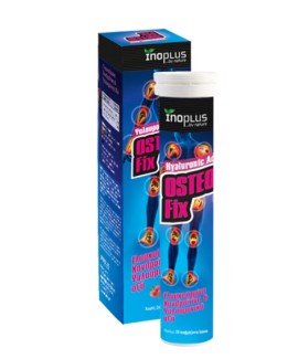 InoPlus Osteo Fix Γλουκοζαμίνη - Χονδροϊτίνη - Υαλουρονικό Οξύ 20 Αναβράζοντα Δισκία