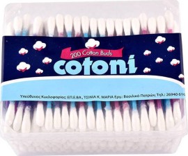 Cotoni Μπατονέτες Αυτιών 200τμχ