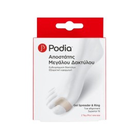 Podia Gel Spreader & Ring Αποστάτης Μεγάλου Δακτύλου One Size 2 Τεμάχια