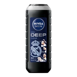 Nivea Men Deep Clean Real Madrid Τζελ Ντους 3 σε 1 για Άνδρες 500ml