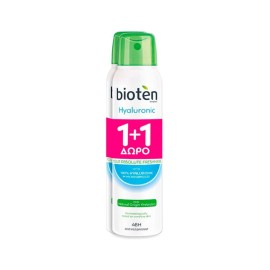 Bioten PROMO Hyaluronic Γυναικείο Αποσμητικό Spray 48ωρης Ενυδάτωσης 2x150ml