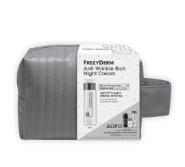 Frezyderm PROMO Anti Wrinkle Rich Night Cream Αντιρυτιδική Κρέμα Νυκτός 50ml - ΔΩΡΟ Anti Wrinkle Rich Day Cream Αντιρυτιδική Κρέμα Ημέρας 15ml - Eye Cream 5ml - Velvet Colors Medium Ματ Make up 2ml