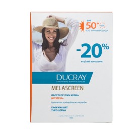 Ducray PROMO Melascreen SPF50+ Αντηλιακή Κρέμα Κατά των Κηλίδων 2x50ml -20%