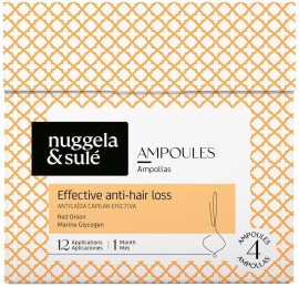 Nuggela & Sulé Ampoules Effective Anti Hair Loss Αμπούλες Κατά της Τριχόπτωσης 4x10ml