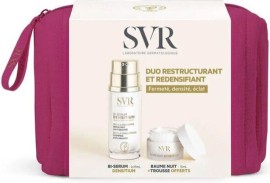 SVR PROMO Densitium Bi-Serum Διφασικός Ορός για Επαναπύκνωση & Ανόρθωση του Προσώπου, 2x15ml &  Baume Nuit Αντιγηραντικό Βάλσαμο Νύχτας 15ml & Νεσεσέρ