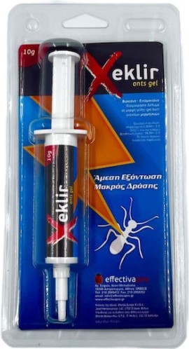 EffectivaPro  Xeklir Ants Gel Εντομοκτόνο για Μυρμήγκια Σύριγγα 10gr