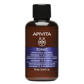 Apivita Men’s Tonic Shampoo Κατά της Ανδρικής Τριχόπτωσης με Hippophae TC & Δενδρολίβανο 75ml