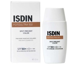Isdin Fotoultra 100 Spot Prevent Color SPF50+ Αντηλιακή Κρέμα Προσώπου με Χρώμα 50ml