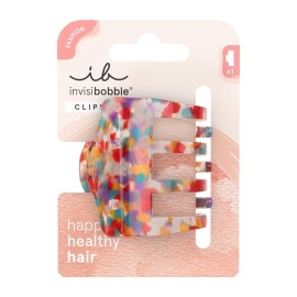 Invisibobble Clipstar Confetti Spark M Κλάμερ Μαλλιών Μεσαίου Μεγέθους 1 Τεμάχιο
