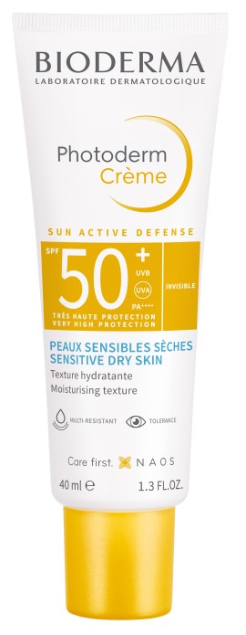 Bioderma Photoderm Crème SPF50+ Αντηλιακή Κρέμα Προσώπου για το Ευαίσθητο, Ξηρό Δέρμα 40ml