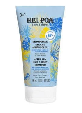 Hei Poa After Sun Hair & Body Shampoo Σαμπουάν-Αφρόλουτρο για Μετά την Έκθεση στον Ήλιο  150ml
