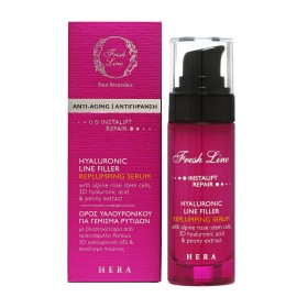 Fresh Line Hera Instant Lift Repair Serum Ορός Προσώπου με Υαλουρονικό  για Γέμισμα Ρυτίδων, Ορατή Μείωση Ρυτίδων 30ml