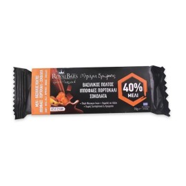 Royal Bars Mπάρα Βρώμης Βασιλικός Πολτός, Ιπποφαές, Πορτοκάλι, Σοκολάτα, 70gr