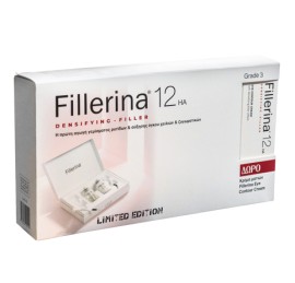 Fillerina PROMO 12 HA Δερμοκαλλυντική Αγωγή Αναπλήρωσης Όγκου & Γεμίσματος Βαθμός 3 Gel 14x2ml & Φιλμ Θρέψης 14x2ml & Απλικατέρ Εφαρμογής 2 Τεμάχια & ΔΩΡΟ 12 HA Densifying Filler Eye Κρέμα Ματιών 15ml