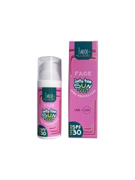 Aloe Colors Into The Sun Face Sunscreen SPF30 Tinted Αντηλιακή Κρέμα Προσώπου με Χρώμα 50ml