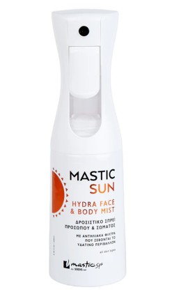 Mastic Spa Sun Hydra Face & Body Mist Δροσιστικό Σπρέι Προσώπου & Σώματος με Αντηλιακά Φίλτρα 200ml