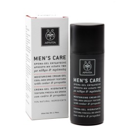 Apivita Mens Care Κρέμα Gel Ενυδάτωσης Δροσερή / μη Λιπαρή Υφή με Κέδρο & Πρόπολη 50ml