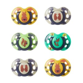 Tommee Tippee Fun Style All Boy Ορθοδοντικές Πιπίλες Σιλικόνης για Αγόρι 18-36m σε Διάφορα Σχέδια και Χρώματα 6 Τεμάχια