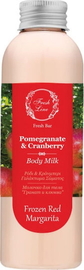 Fresh Line Pomegranate & Cranberry Ενυδατικό Γαλάκτωμα Σώματος 200ml