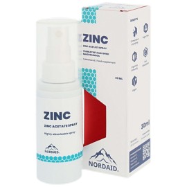 NordAid Zinc 2.5mg + 1mg B5 Υπογλώσσιο Spray για τη Φυσιολογική Λειτουργία του Ανοσοποιητικού Συστήματος 30ml [200 Ψεκασμοί]