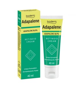 Boderm Adapalene 0.1% Retinoid Ενυδατική Κρέμα Προσώπου για Λιπαρές & με Τάση Ακμής Επιδερμίδες 40ml