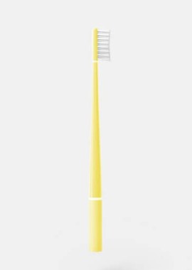 Piuma Echinacea Soft Μαλακή Οδοντόβουρτσα Lemon Yellow με Καθαριστή Γλώσσας Κίτρινο 1 Τεμάχιο