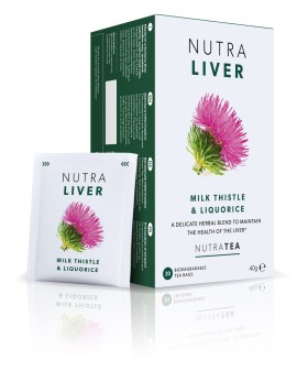 Nutra Tea Liver - Milk Thistle & Liquorice Υποστήριξη στο Συκώτι - Θεραπευτικό Αφέψημα 40gr [20 Φακελίσκοι]