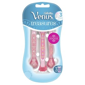Gillette Venus Treasures Γυναικεία Ξυραφάκια Μιας Χρήσης, 3τμχ