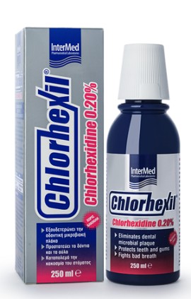 Intermed Chlorhexil 0.20% Mouthwash Στοματικό Διάλυμα με 0,20%  Χλωρεξιδίνης 250ml