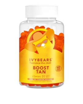 IvyBears Boost Tan Συμπλήρωμα Διατροφής για Λαμπερό Καλοκαιρινό Δέρμα 60 Ζελεδάκια - Αρκουδάκια